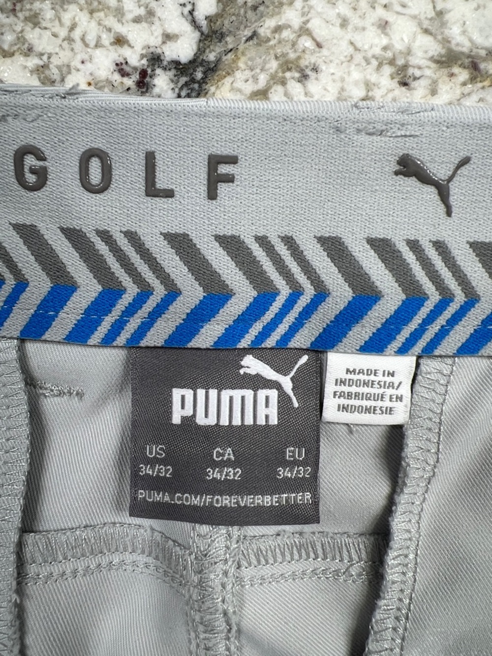 Puma Light Gray Performance Pants - Picture 5 of 17